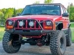 Manta Ray Front Winch Bumper | Grille Guard Hoop | Jeep XJ/MJ - DirtBound Offroad