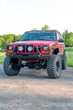 Manta Ray Front Winch Bumper | Grille Guard Hoop | Jeep XJ/MJ - DirtBound Offroad