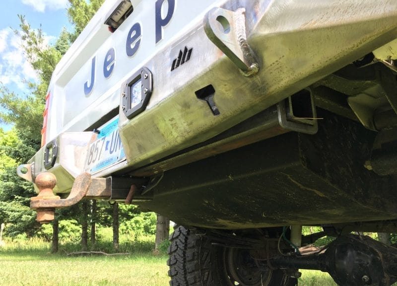 Manta Ray Rear Bumper - Jeep Comanche MJ - DirtBound Offroad