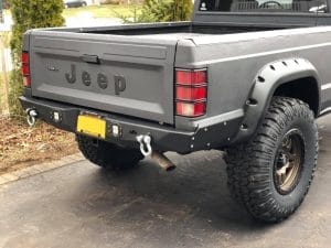 Manta Ray Rear Bumper - Jeep Comanche MJ - DirtBound Offroad