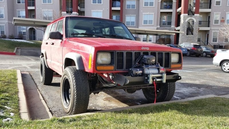 Stubby Front Winch Bumper | Jeep XJ/MJ - DirtBound Offroad